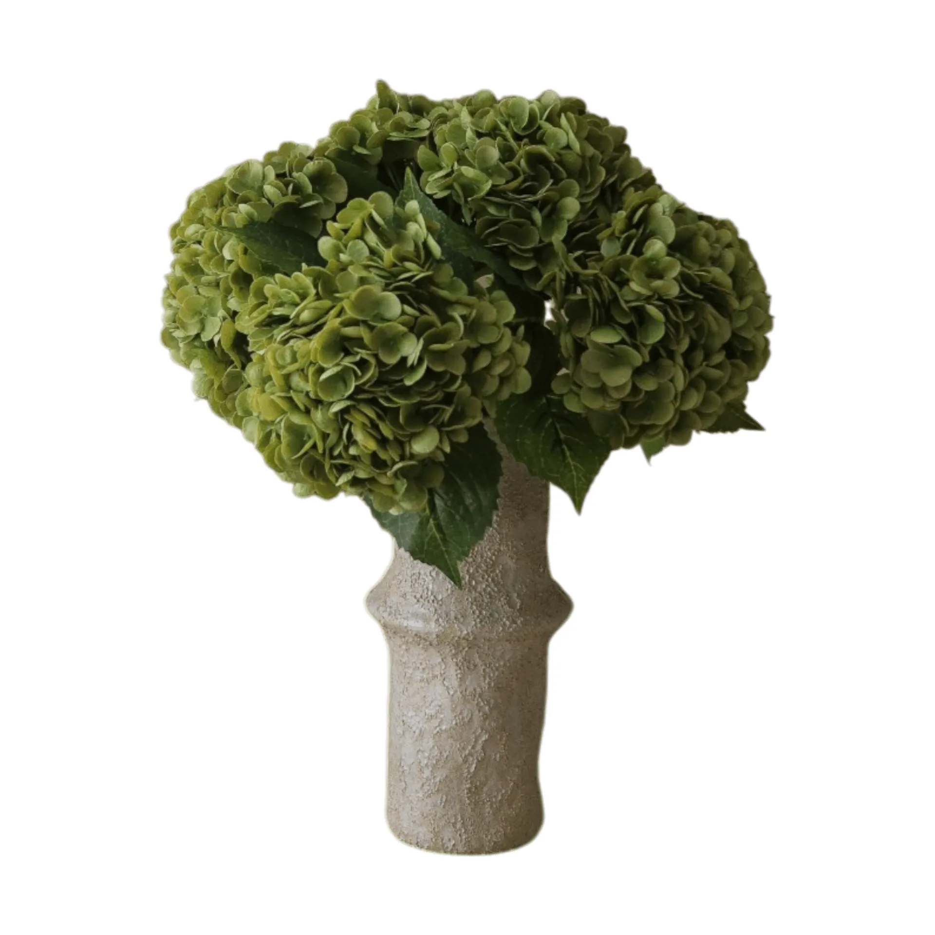 アジサイ 人工 ブーケ, モスグリーン、51 cm、6点 Botané | ボタネ