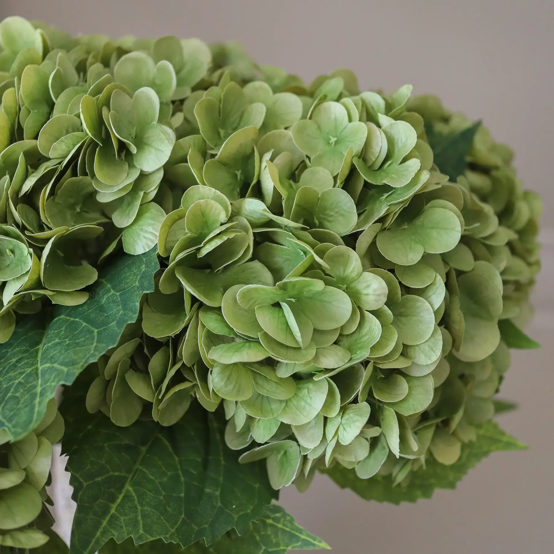 アジサイ 人工 ブーケ, モスグリーン、51 cm、6点 Botané | ボタネ