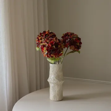 アジサイ 人工花 - ディープバーガンディ、60 cm、1点 - Botané | ボタネ