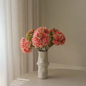 アジサイ 人工 ブーケ - ソフトピンク、60 cm、5個 - Botané | ボタネ