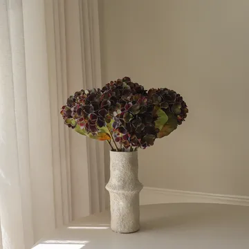 アジサイ 人工 ブーケ - くすみパープル、60 cm、6点 - Botané | ボタネ