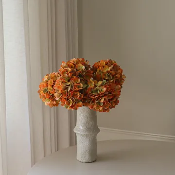 アジサイ 人工 ブーケ - オレンジ、60 cm、6個 - Botané | ボタネ