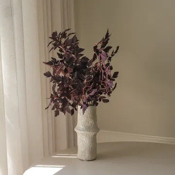 バーガンディ プラム リーフ 人工ブーケ - 85 cm、4個 - Botané | ボタネ
