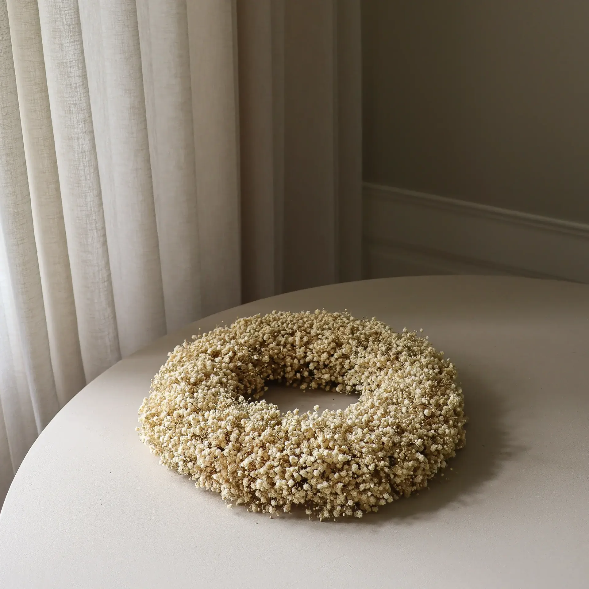 Brudslöja リース 花冠, イエロー、直径40 cm Botané | ボタネ