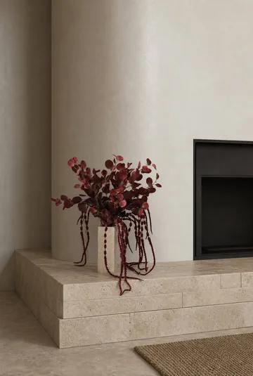 Burgundy veil artificial bouquet - Eucalyptus, amaranth, 84 cm - Botané | ボタネ