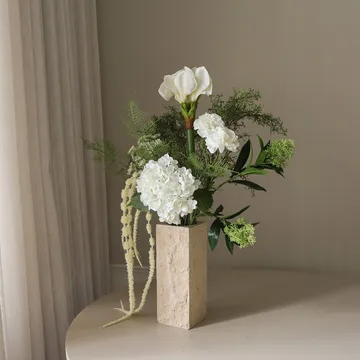 Frosted garden 人工ブーケ - Amaryllis, hydrangea, carnations, amaranth, 90 cm - Botané | ボタネ