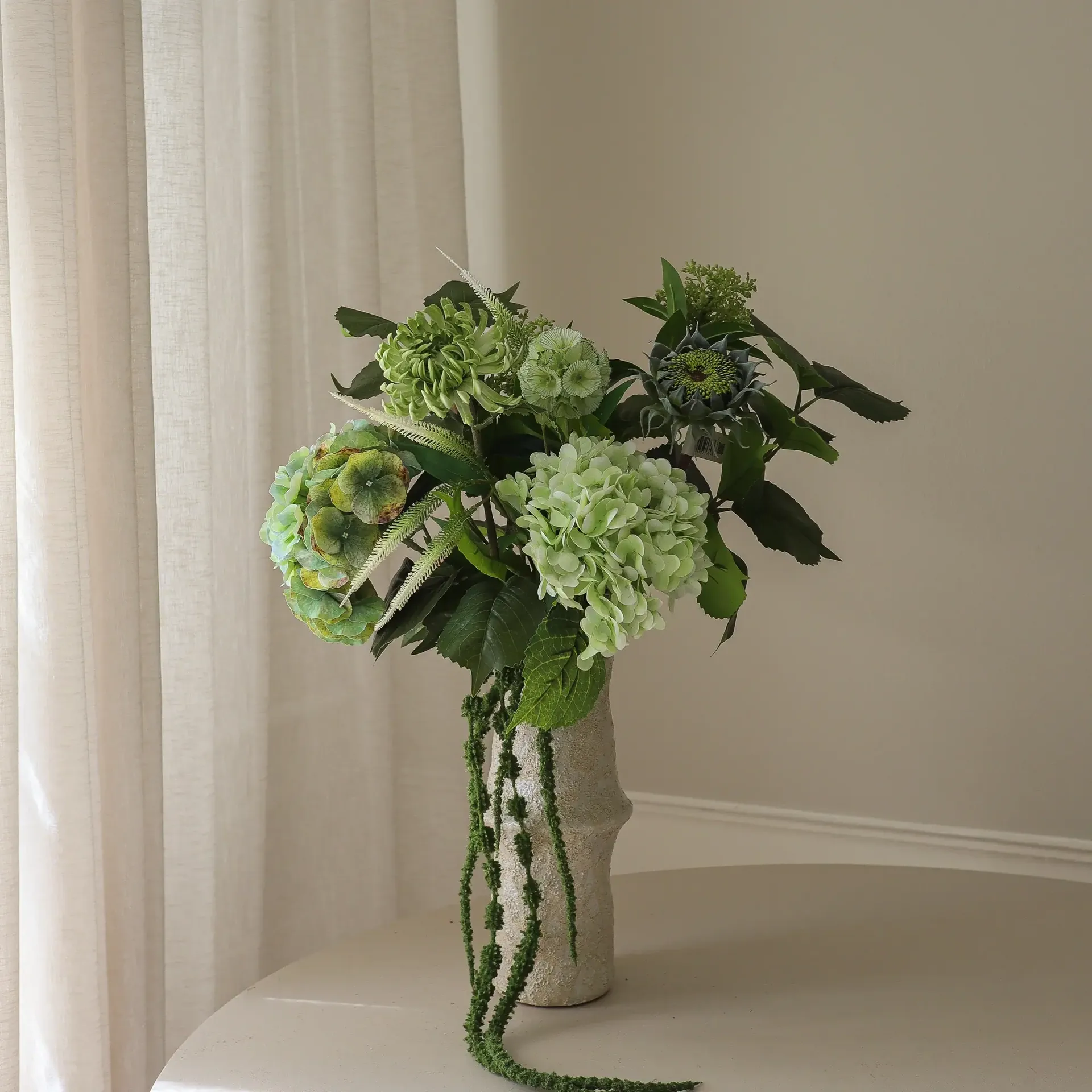 Sage Garden 人工ブーケ, アジサイ・半八重ダリア 112 cm、10本 Botané | ボタネ