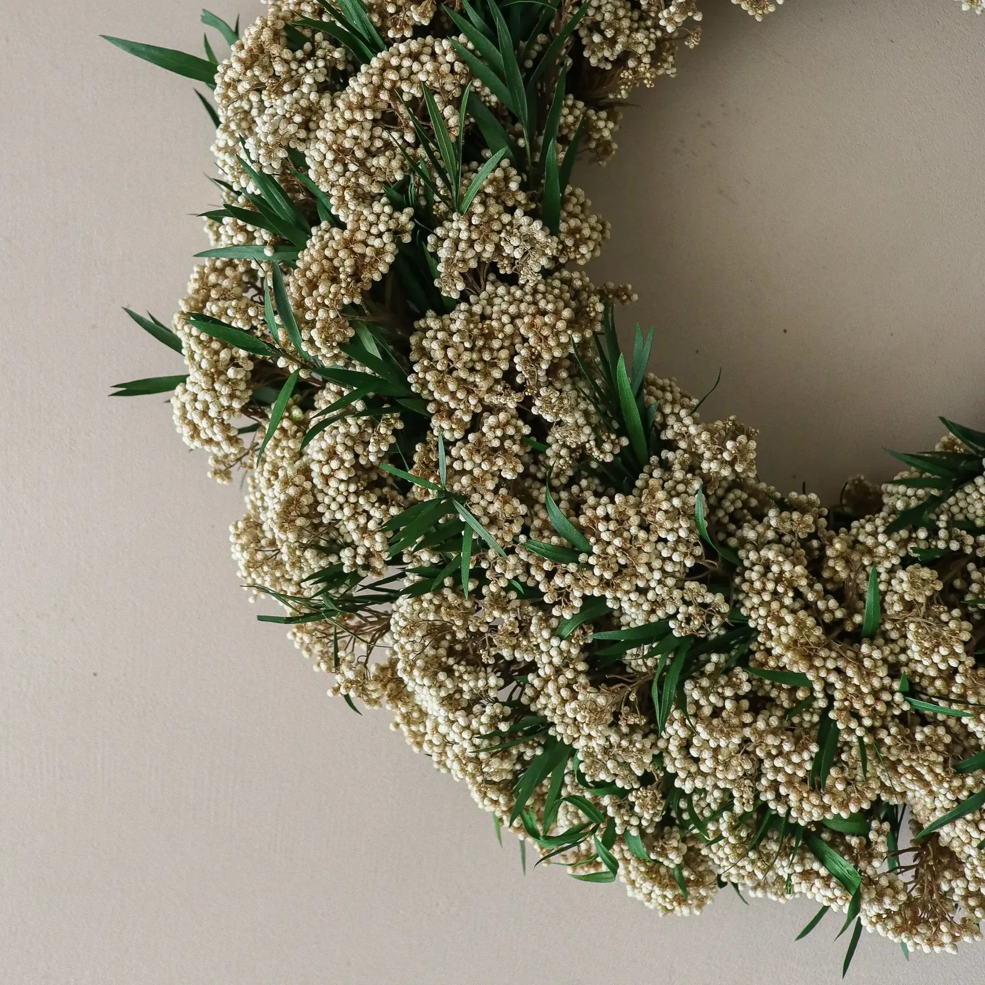 Whisper Meadow Wreath 花冠, リスブロマ Ø40 cm Botané | ボタネ
