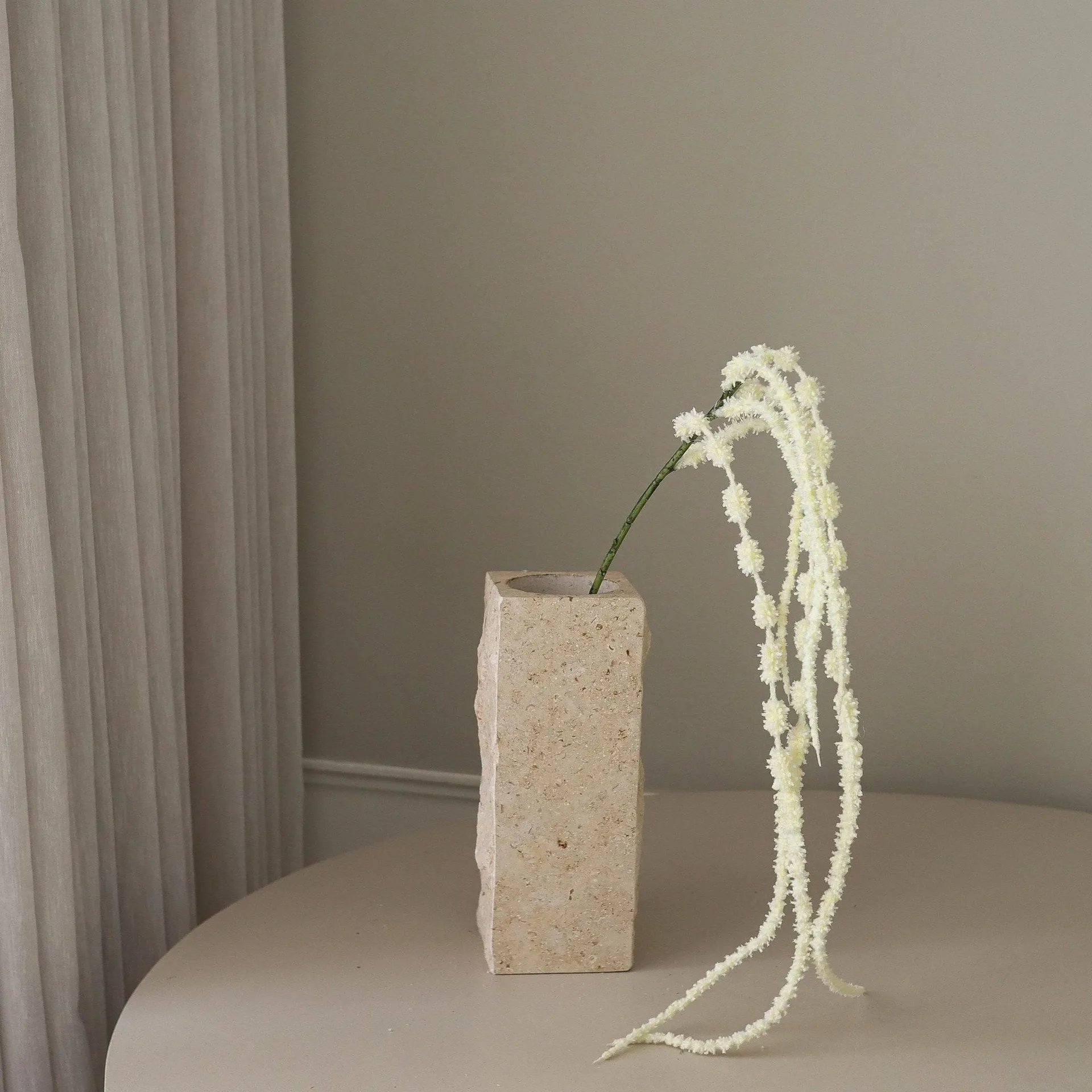 ハンギングアマランス 人工花, White, 112 cm Botané | ボタネ