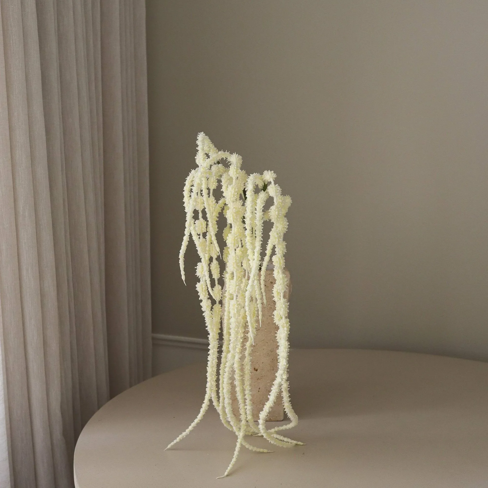 ハンギングアマランス 人工花, White, 112 cm Botané | ボタネ
