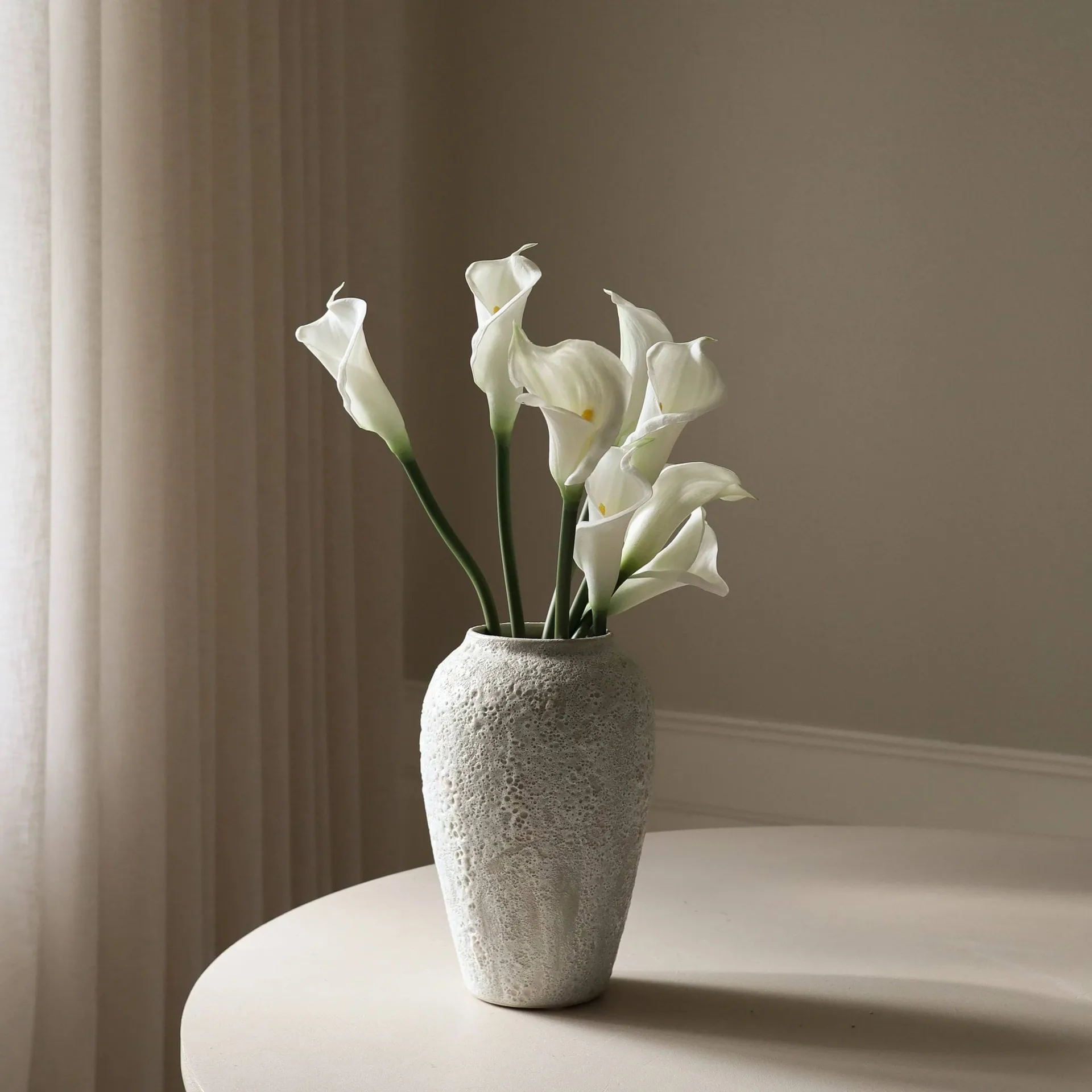 カラーリリー 人工ブーケ, White, 65 cm, 8 pcs Botané | ボタネ