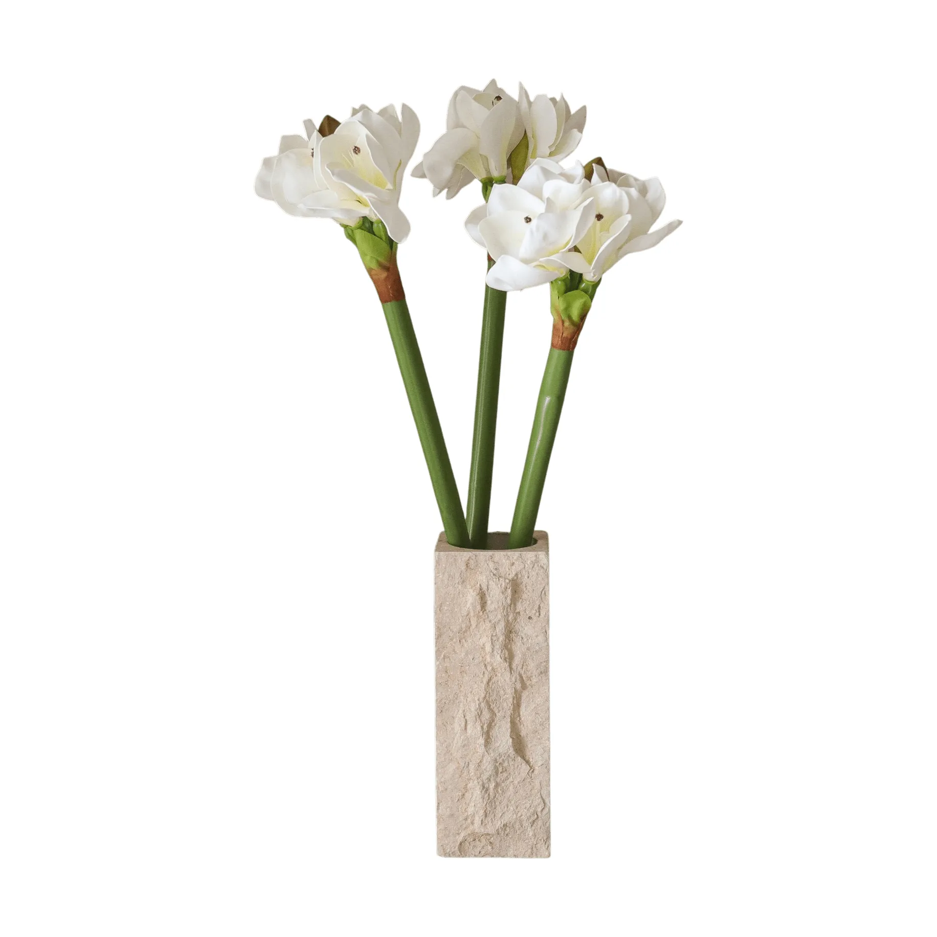 アマリリス 造花 ブーケ, White, 73 cm Botané | ボタネ