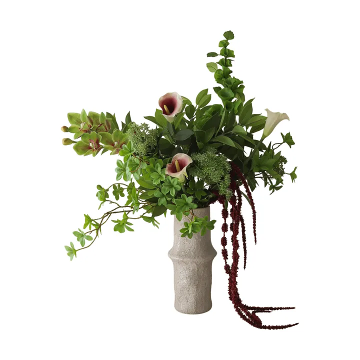 Wild Grove 人工ブーケ - カラー・シンビジウムオーキッド・ワイルドキャロット、112 cm、16点 - Botané | ボタネ