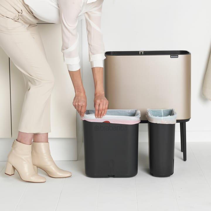 Bo タッチビン 11+23 L, Metallic Gold Brabantia | ブラバンシア