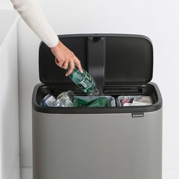 Bo タッチビン 11+23 L - Mineral concrete grey - Brabantia | ブラバンシア