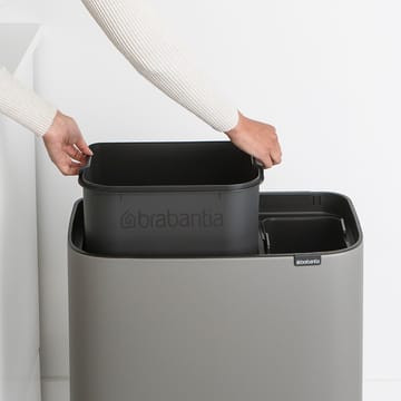 Bo タッチビン 11+23 L - Mineral concrete grey - Brabantia | ブラバンシア