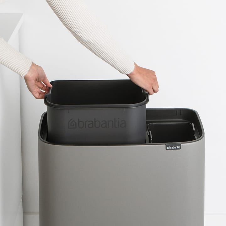 Bo タッチビン 11+23 L, Mineral concrete grey Brabantia | ブラバンシア