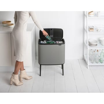 Bo タッチビン 11+23 L - Mineral concrete grey - Brabantia | ブラバンシア