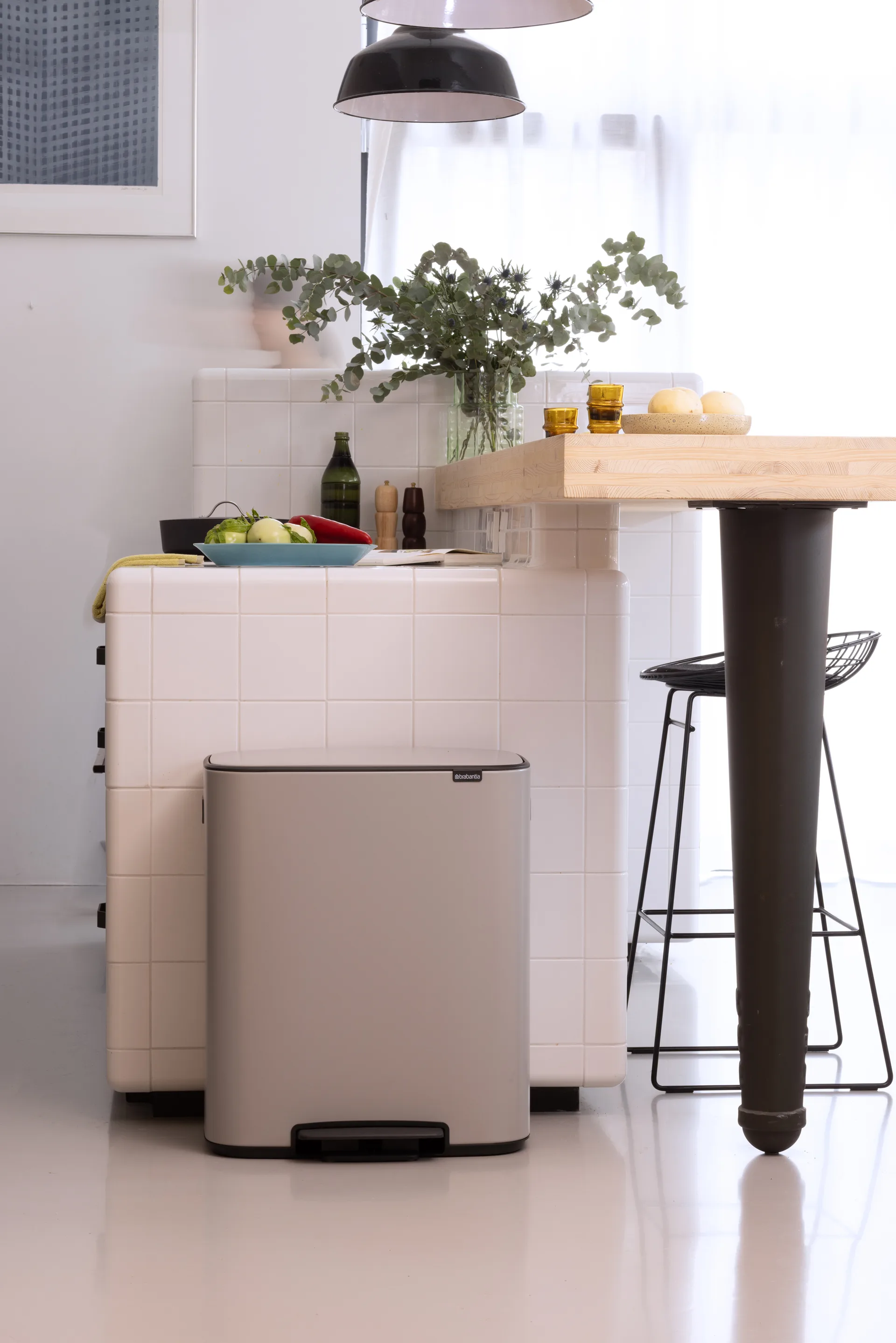 Bo ペダルビン 2x30 L, Soft grey Brabantia | ブラバンシア