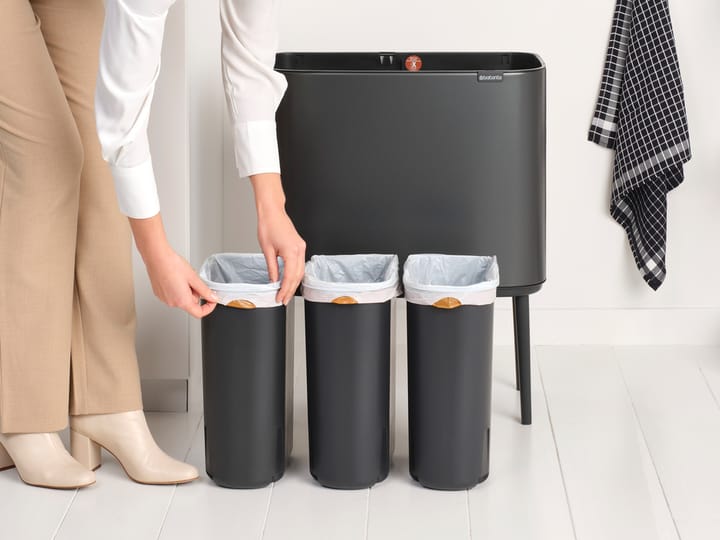 Bo タッチビン 3 x 11 L, Confident grey Brabantia | ブラバンシア