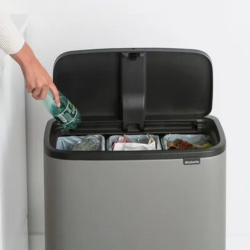 Bo タッチビン 3x11 L - Mineral concrete grey - Brabantia | ブラバンシア