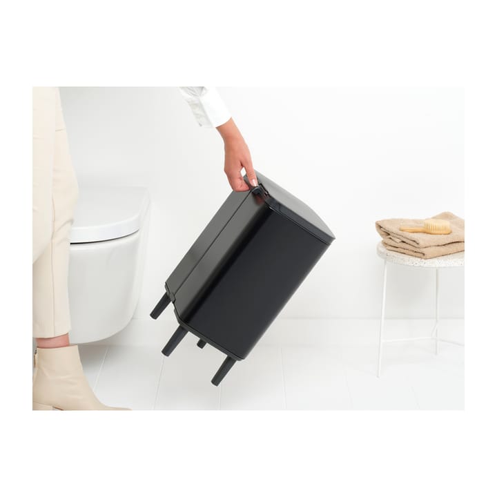 Bo ウェイストビン high 12 L, Matte black Brabantia | ブラバンシア