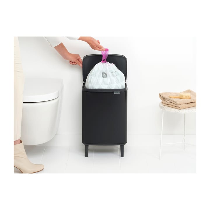 Bo ウェイストビン high 12 L - Matte black - Brabantia | ブラバンシア