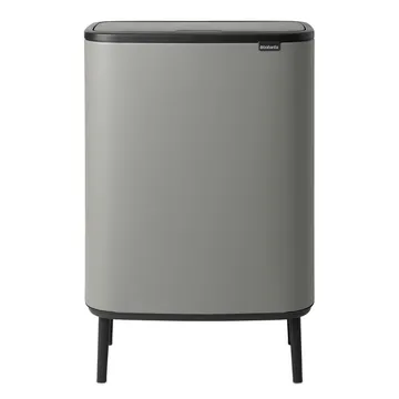 Bo タッチビン high 2x30 L - Mineral concrete grey - Brabantia | ブラバンシア