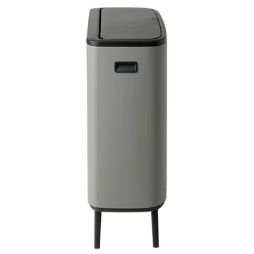 Bo タッチビン high 2x30 L - Mineral concrete grey - Brabantia | ブラバンシア