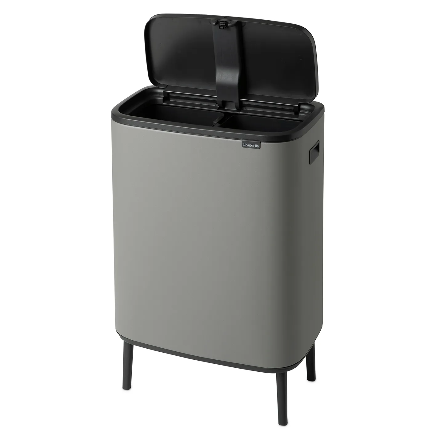 Bo タッチビン high 2x30 L, Mineral concrete grey Brabantia | ブラバンシア