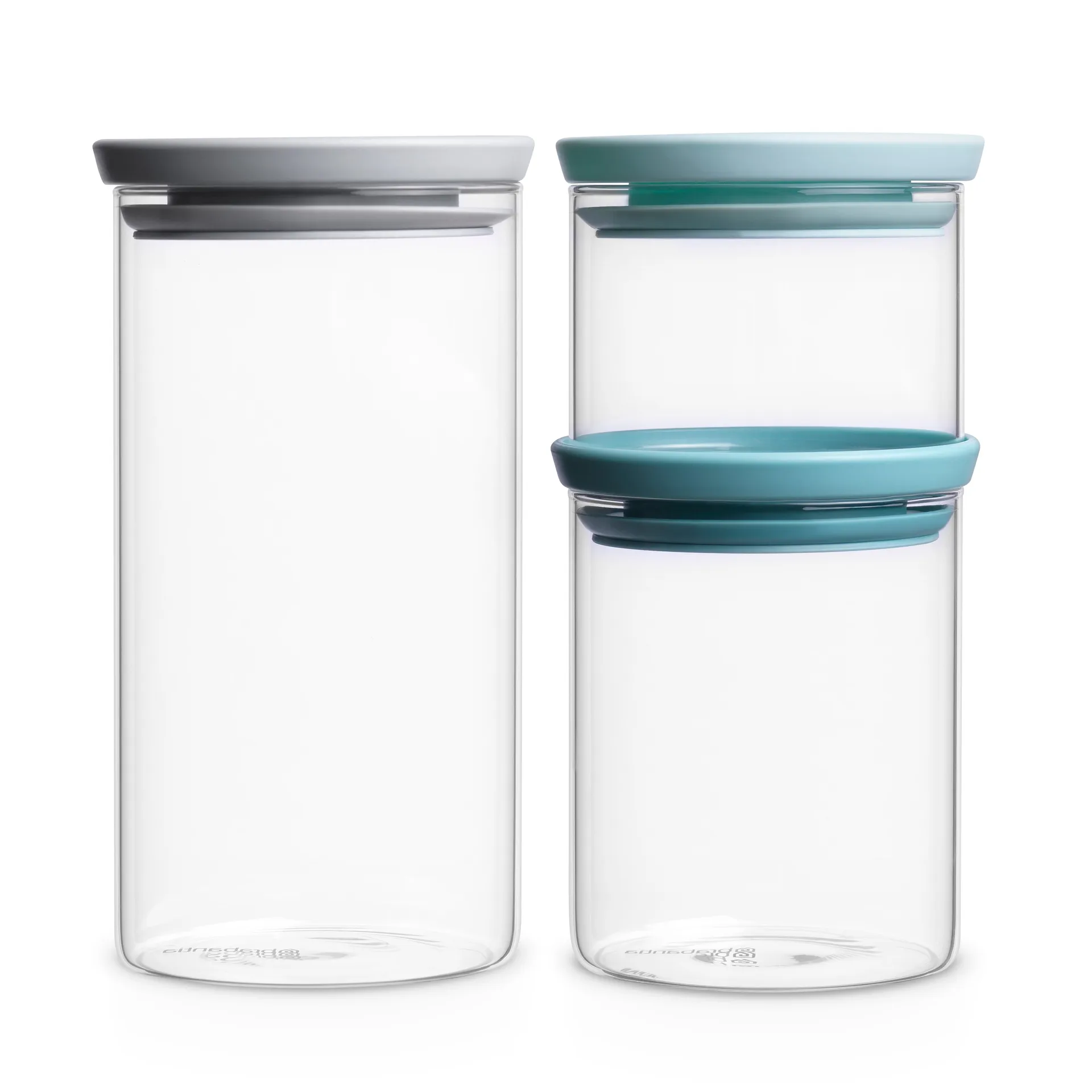 Brabantia ガラスジャー 3パック, grey-blue Brabantia | ブラバンシア