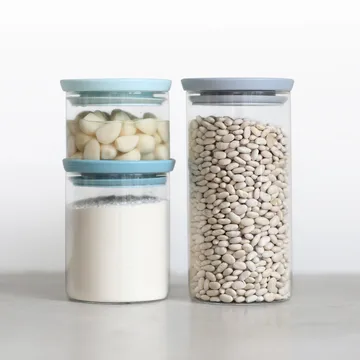 Brabantia ガラスジャー 3パック - grey-blue - Brabantia | ブラバンシア