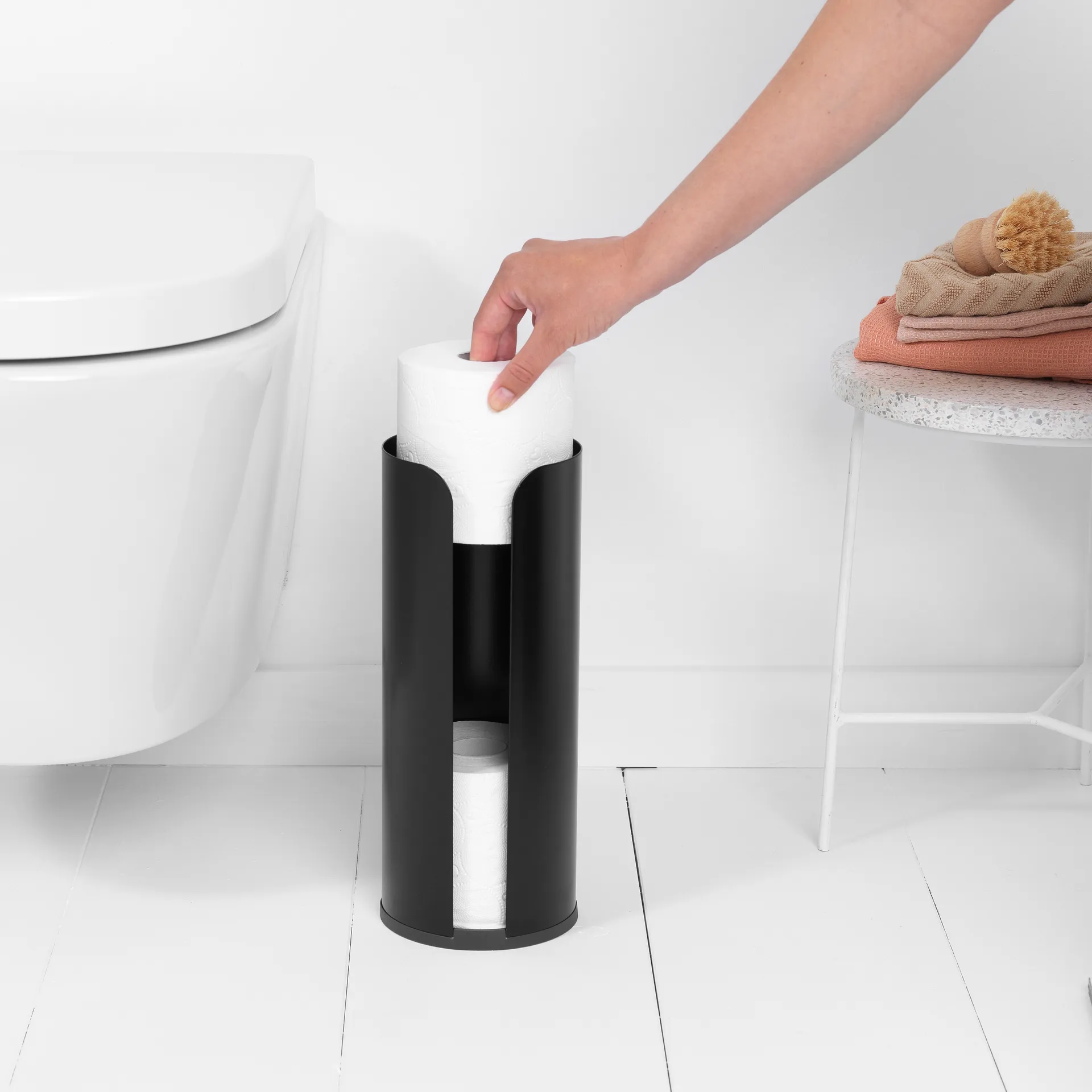 Brabantia トイレットペパーホルダー 3ロール, matte black Brabantia | ブラバンシア