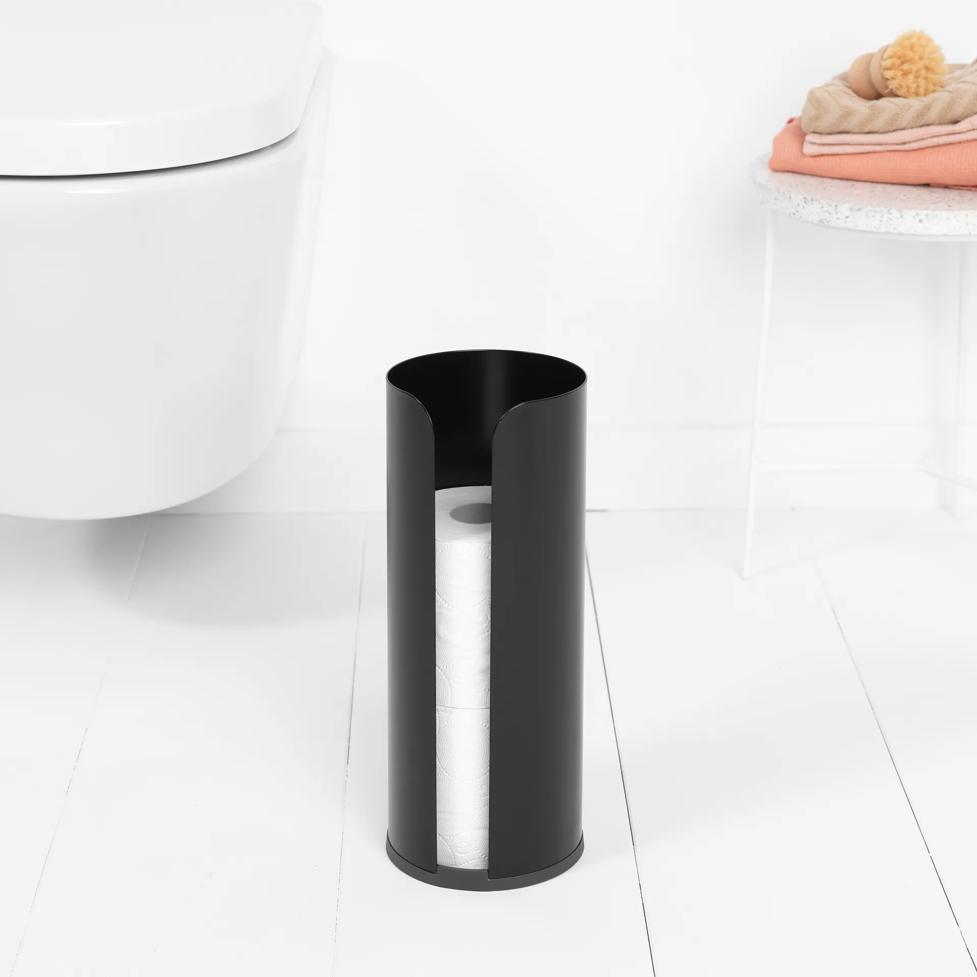 Brabantia トイレットペパーホルダー 3ロール, matte black Brabantia | ブラバンシア