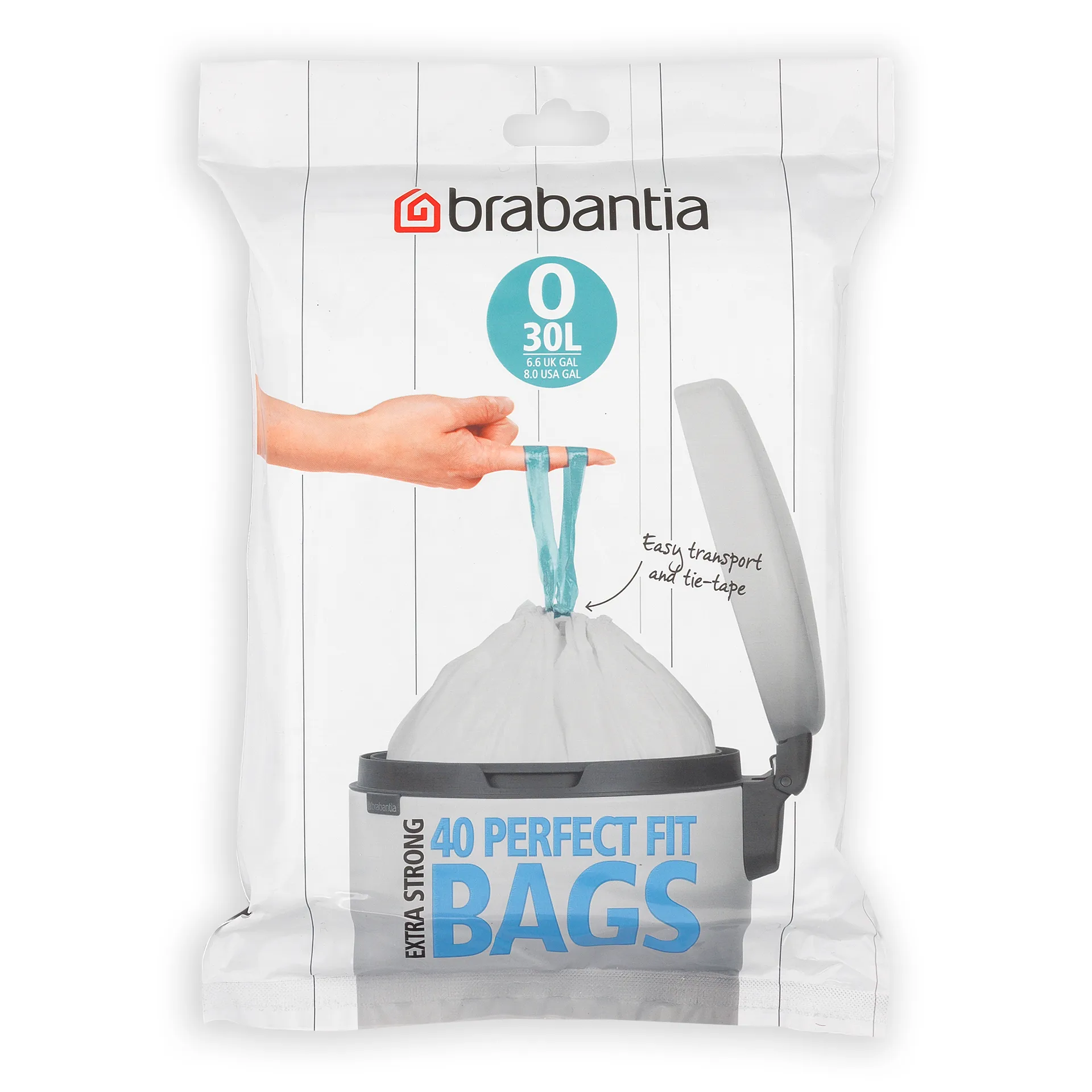 Brabantia ビン用ごみ袋, 30 liter | O 40 pieces Brabantia | ブラバンシア