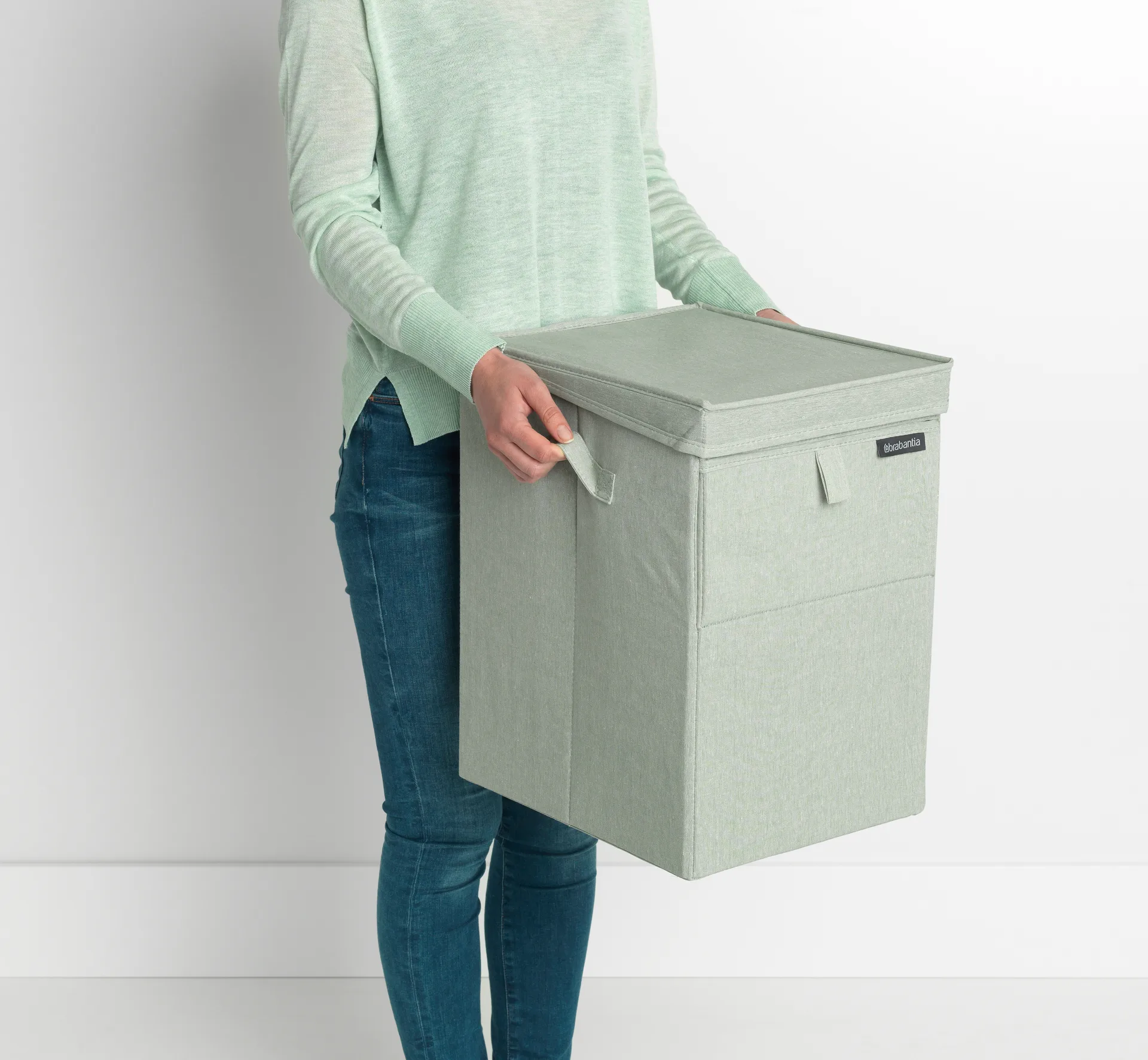 Brabantia スタッカブル ランドリーバスケット 35 l., green Brabantia | ブラバンシア