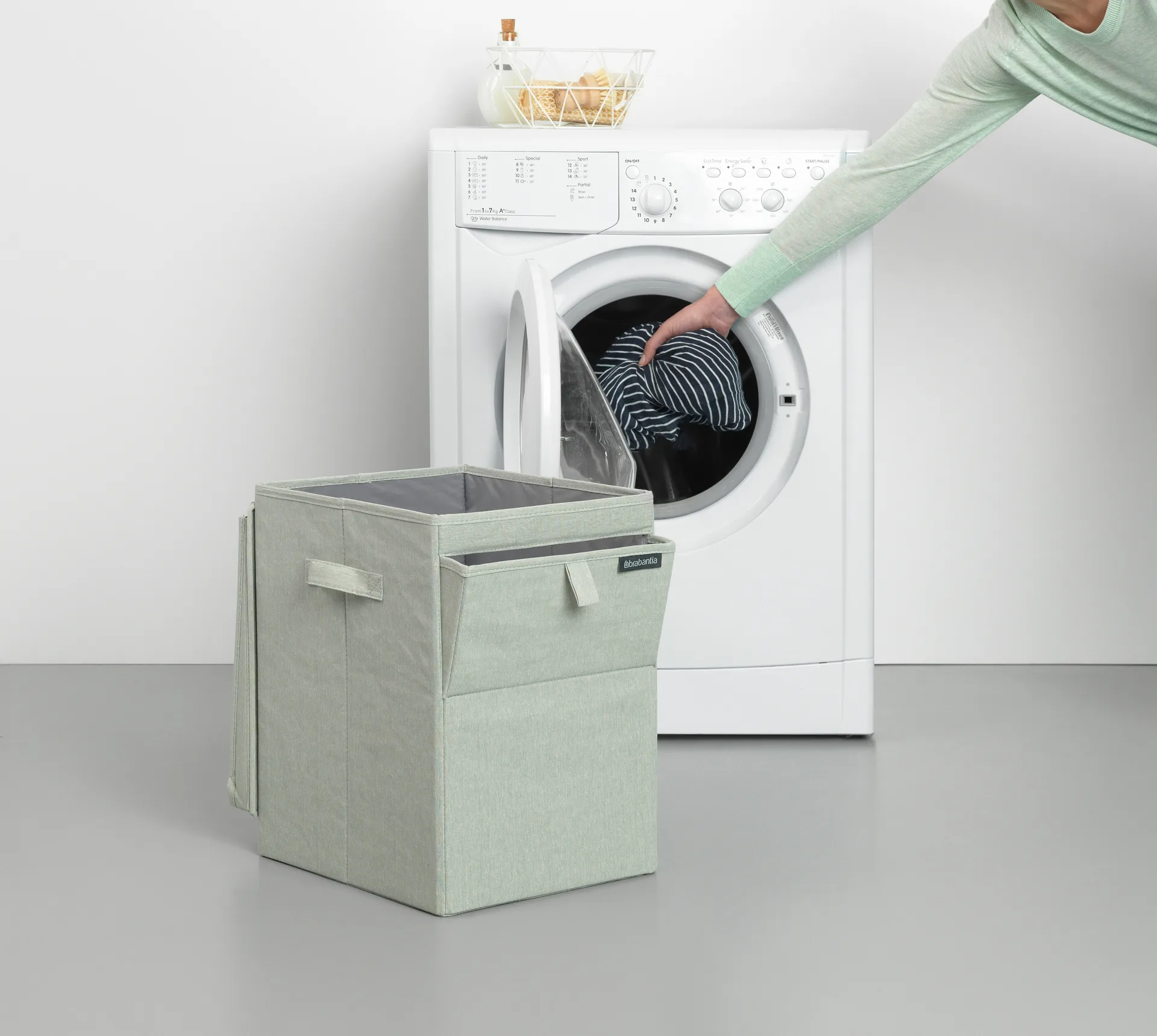 Brabantia スタッカブル ランドリーバスケット 35 l., green Brabantia | ブラバンシア