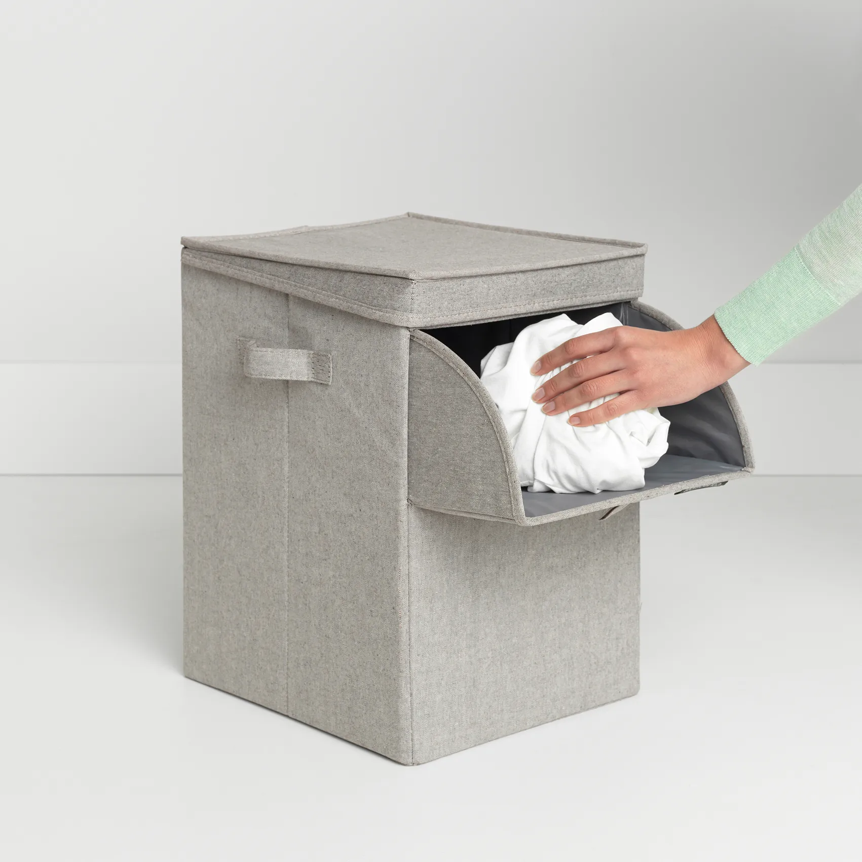 Brabantia スタッカブル ランドリーバスケット 35 l., light grey Brabantia | ブラバンシア