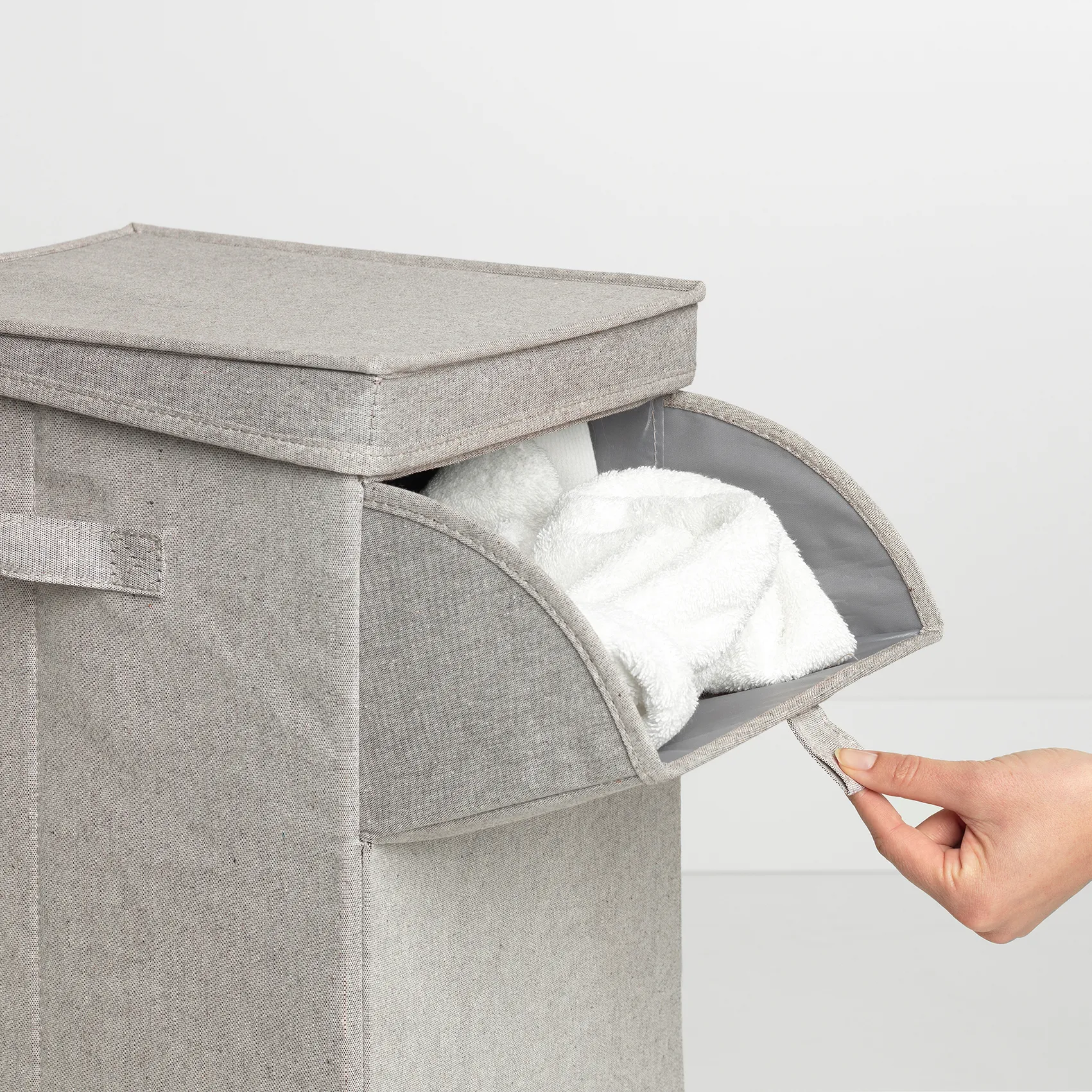 Brabantia スタッカブル ランドリーバスケット 35 l., light grey Brabantia | ブラバンシア