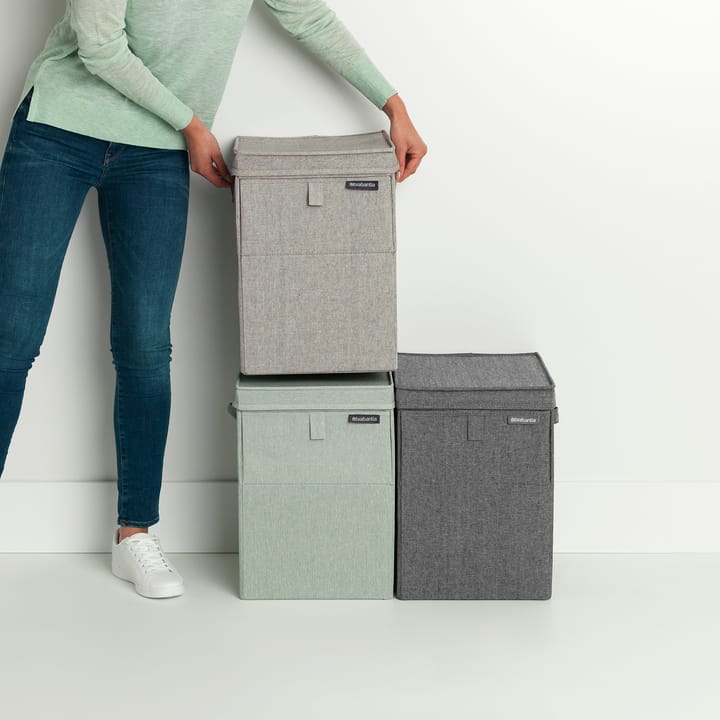 Brabantia スタッカブル ランドリーバスケット 35 l., light grey Brabantia | ブラバンシア