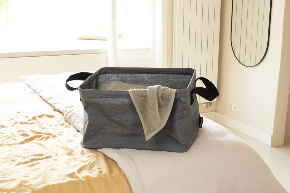 Brabantia ランドリーバスケット 折り畳み可能 35 L, Pepper black Brabantia | ブラバンシア
