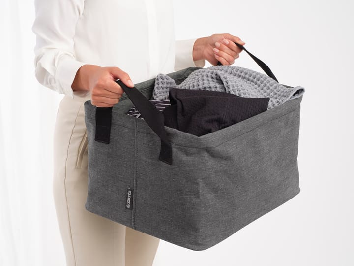 Brabantia ランドリーバスケット 折り畳み可能 35 L, Pepper black Brabantia | ブラバンシア