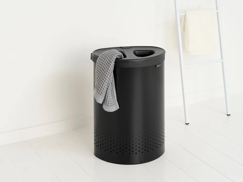 Brabantia ランドリーバスケット (セレクター) 55 L, Matte black Brabantia | ブラバンシア