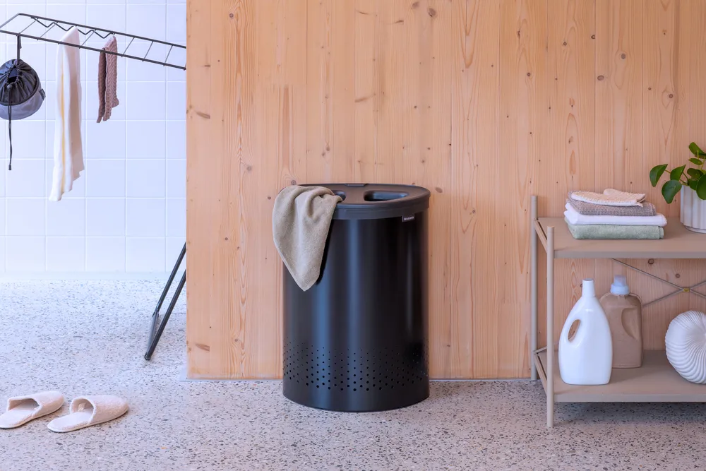 Brabantia ランドリーバスケット (セレクター) 55 L, Matte black Brabantia | ブラバンシア