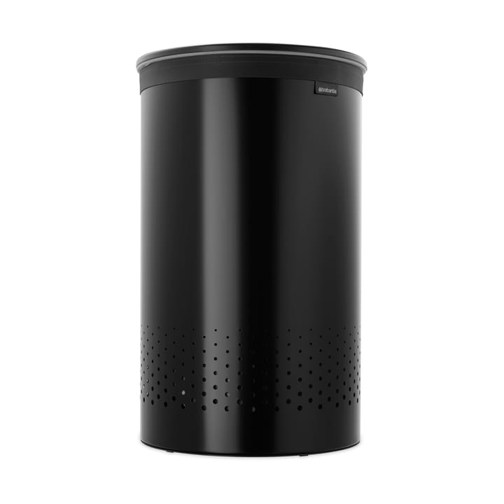 Brabantia ランドリーバスケット (プラスチック蓋付き) 60 L, Matte black Brabantia | ブラバンシア