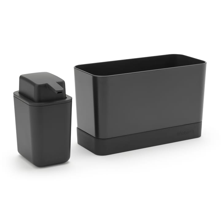Brabantia キッチンシンクオーガナイザー & ソープディスペンサー, dark grey Brabantia | ブラバンシア