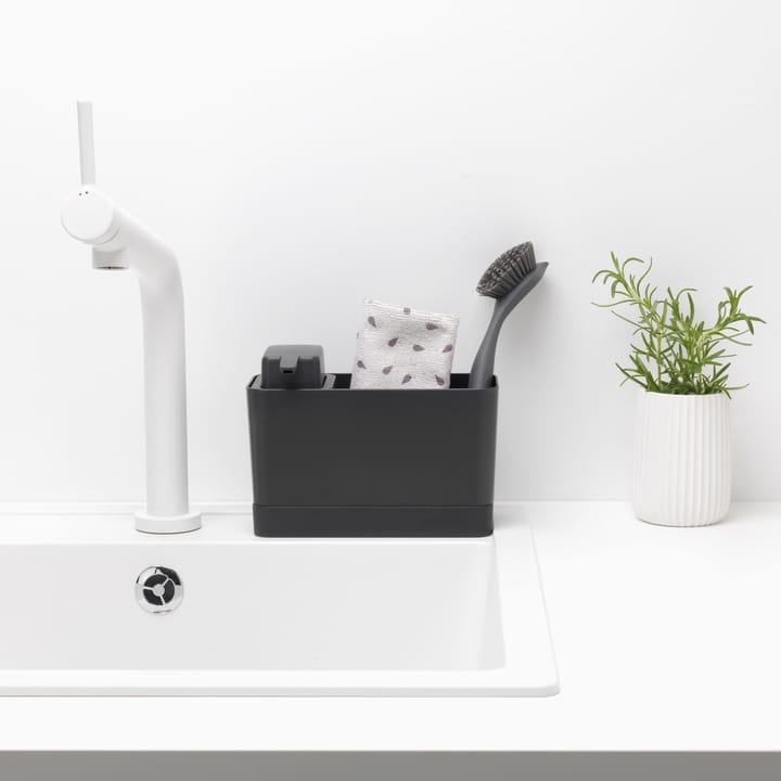 Brabantia キッチンシンクオーガナイザー & ソープディスペンサー, dark grey Brabantia | ブラバンシア