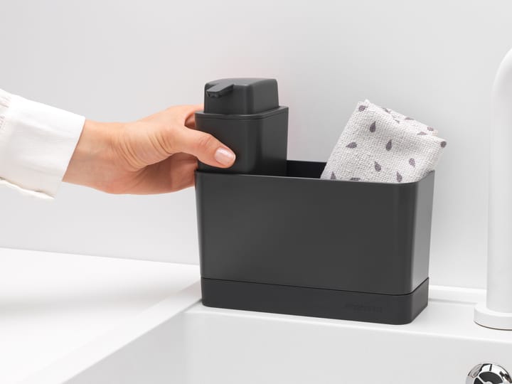 Brabantia キッチンシンクオーガナイザ��ー & ソープディスペンサー, dark grey Brabantia | ブラバンシア