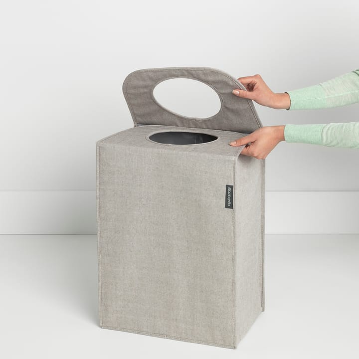 Brabantia ランドリーバック fabric rectangular 55 L, light grey Brabantia | ブラバンシア