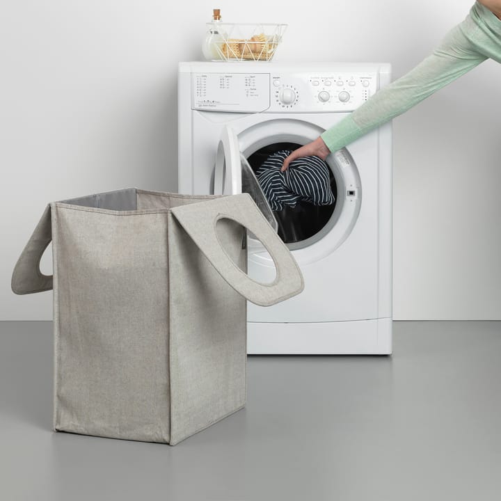 Brabantia ランドリーバック fabric rectangular 55 L, light grey Brabantia | ブラバンシア